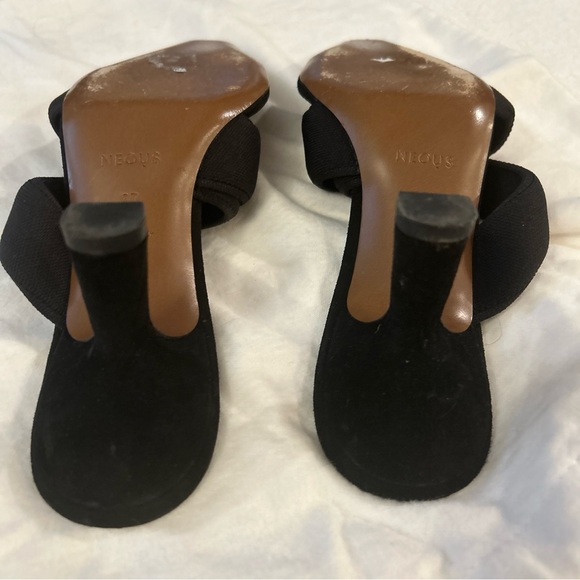 Neous Alpha recycled nylon mules in black 37 EU 6.5 US.  Made in Italy worn once - Picture 6 of 8